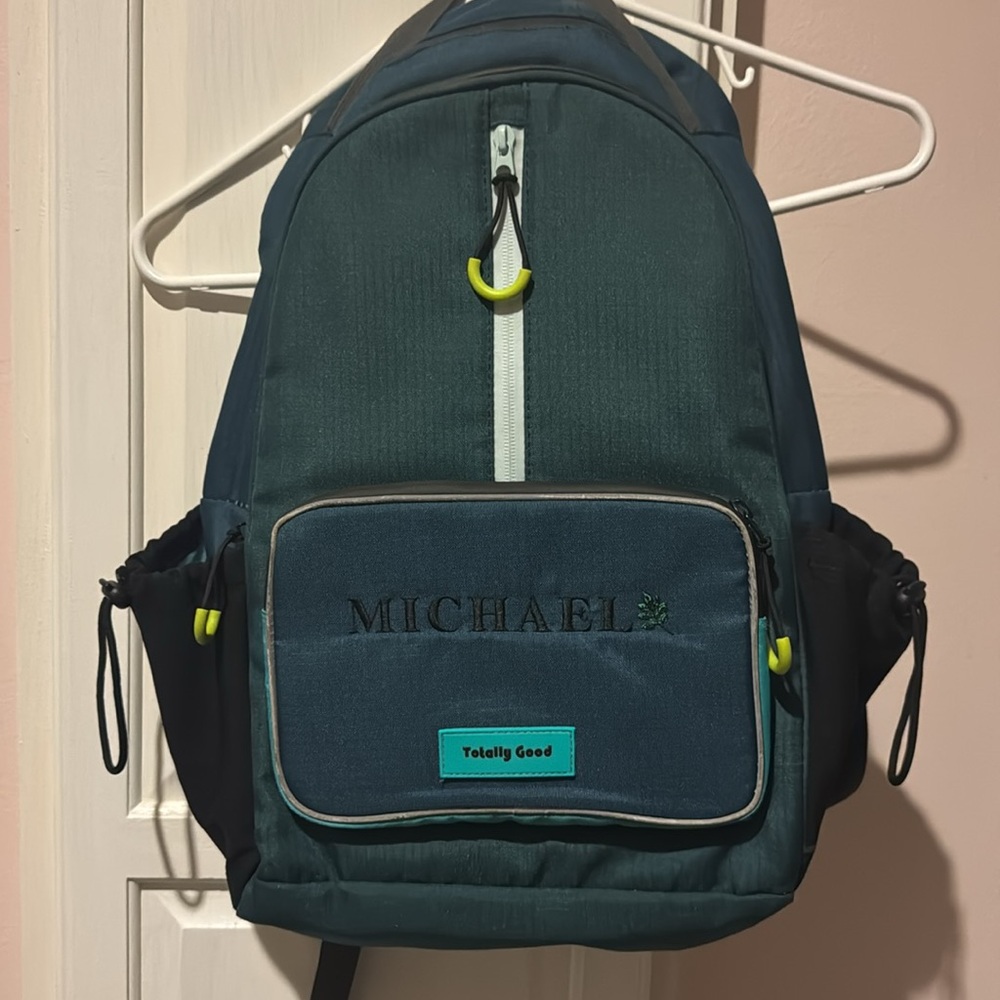 Zara Boys Name Michael engraved backpack
